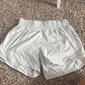 Women's White Athletic Shorts